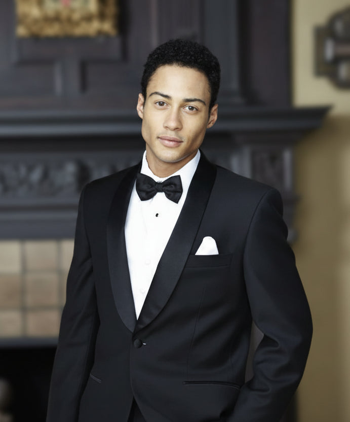 "London" Black Tuxedo Jacket