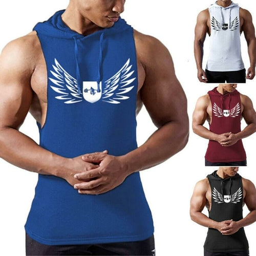 New Arrival Gym Hot Men Clothing Hoodie Stringer Bodybuilding Tank Top